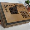 Luxury Wooden Ramadan Gift Box – Laser Cut with 3D Fanoos & Islamic Geometric Art